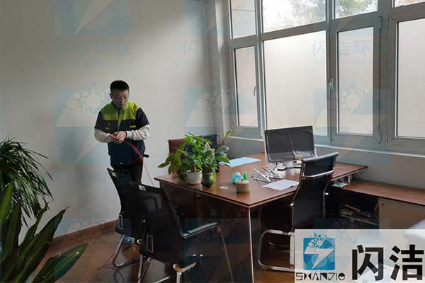 青岛东捷建筑办公区甲醛治理